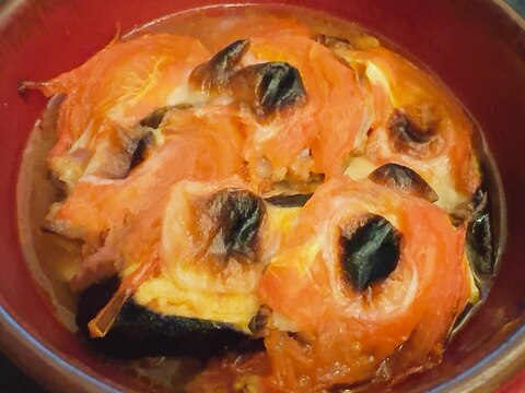 茄子とトマトのラザニア風♡簡単♡国産チーズ使用